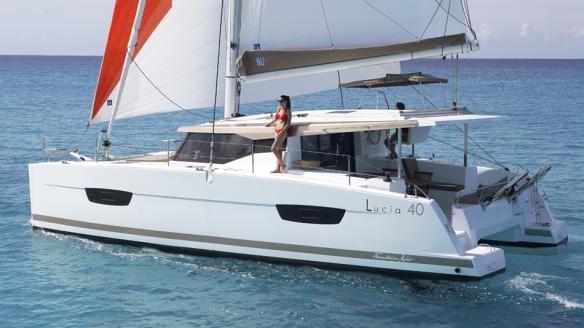 Le Lucia 40 sous voile Le Lucia 40 sous voile