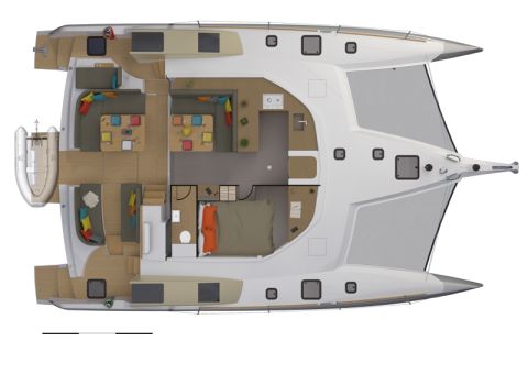 NEEL 47 - 4-cabin version