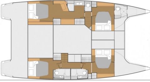 layout of the saba 50 maestro 4 cabins